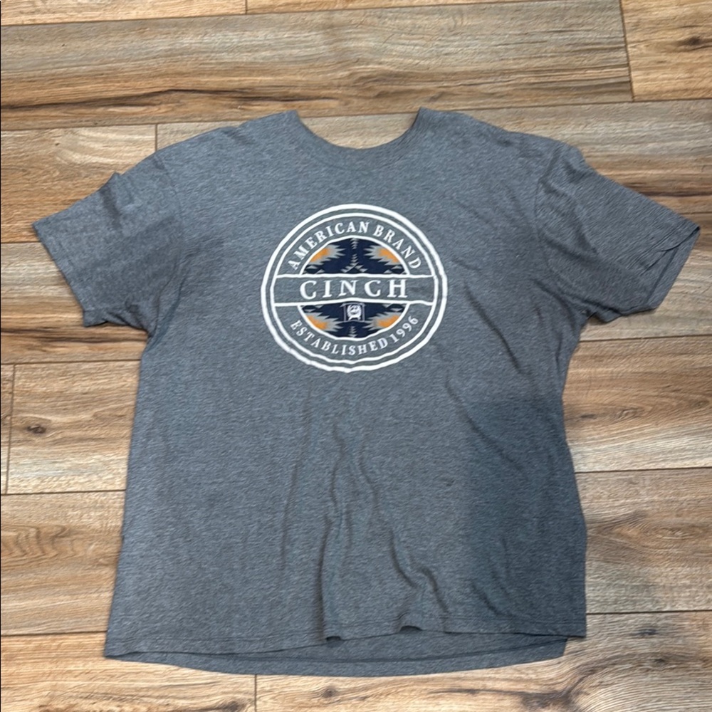 Cinch Charcoal Gray Men's Short Sleeve Tee